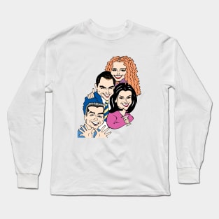 WILL & GRACE FAN ART!! Long Sleeve T-Shirt